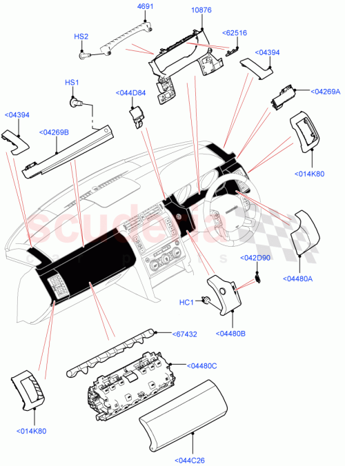 Part Diagram for Land Rover LR142491