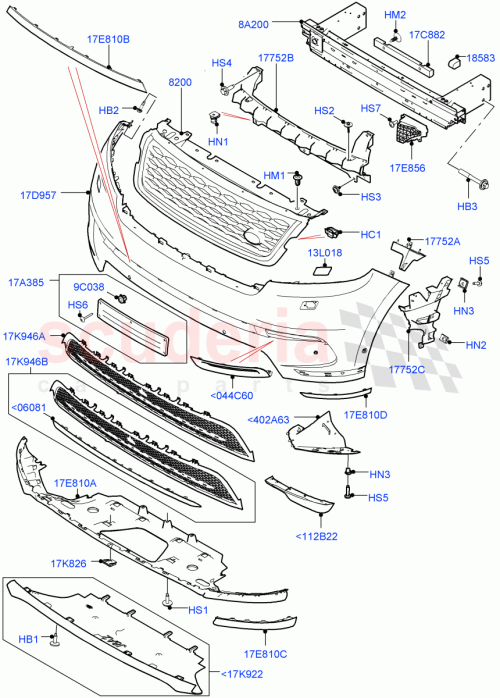 Part Diagram for Land Rover LR093433
