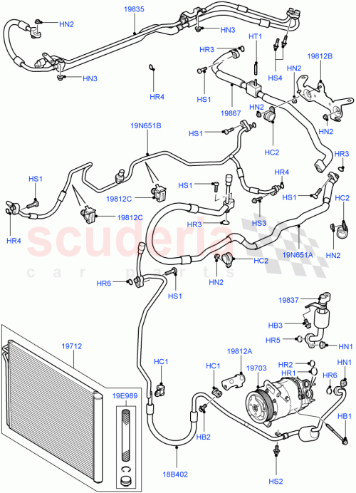 Part Diagram for Land Rover LR056364