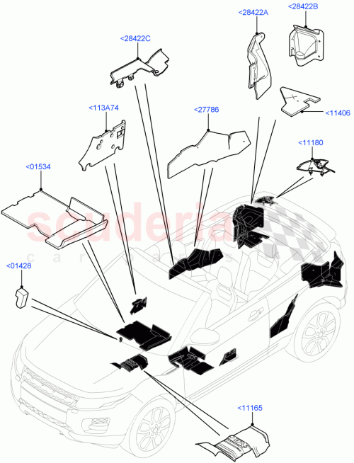 Part Diagram for Land Rover LR099729