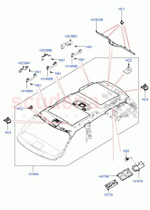 Part Diagram for Land Rover LR081932