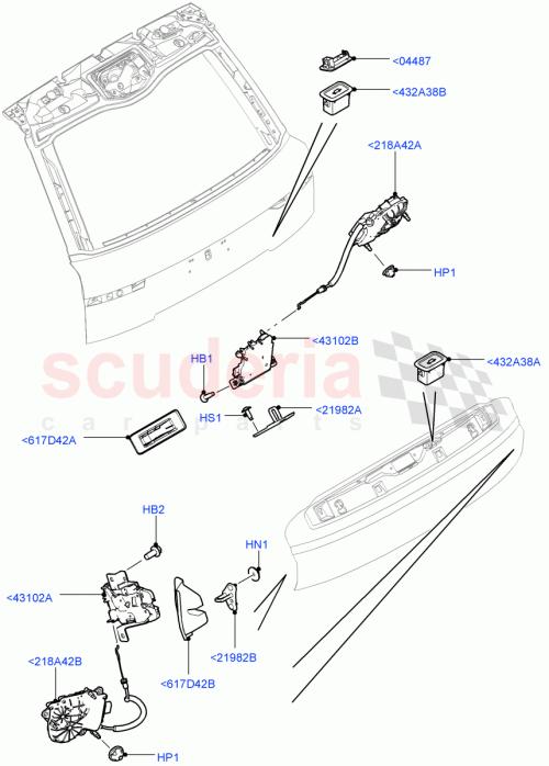 Part Diagram for Land Rover LR034352