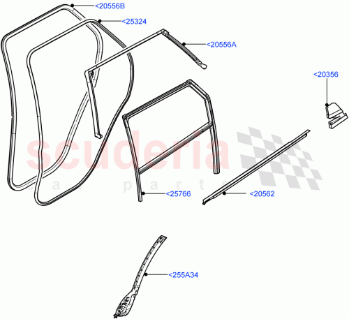 Part Diagram for Land Rover LR117732