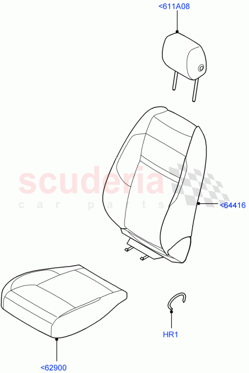 Part Diagram for Land Rover LR133695