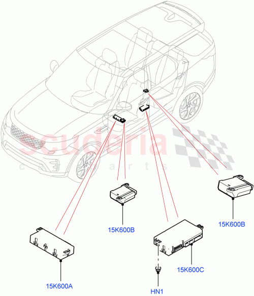 Part Diagram for Land Rover LR141854