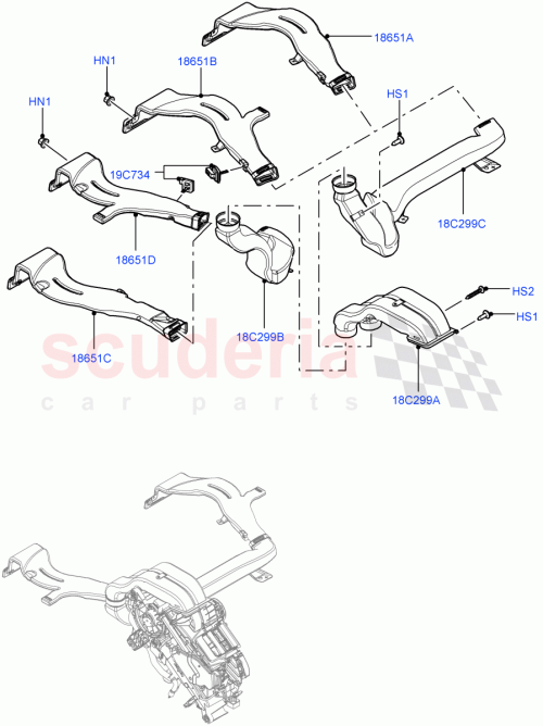 Part Diagram for Land Rover LR099185