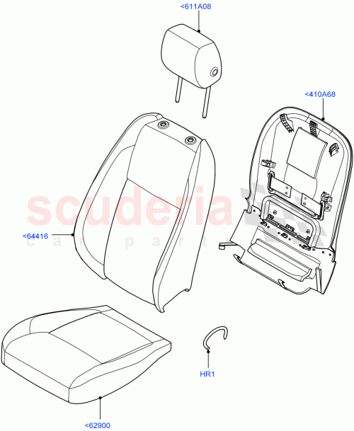 Part Diagram for Land Rover LR168104