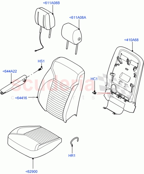Part Diagram for Land Rover LR172381