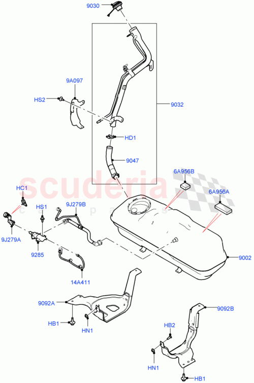 Part Diagram for Land Rover LR135214