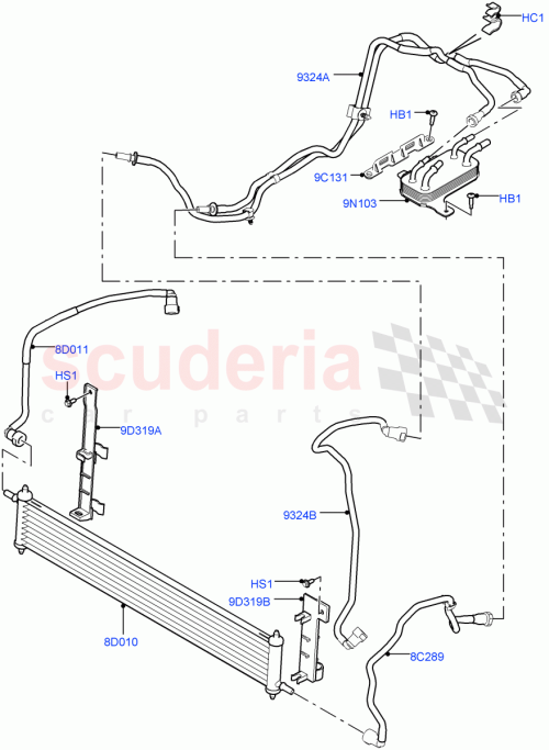 Part Diagram for Land Rover LR042509