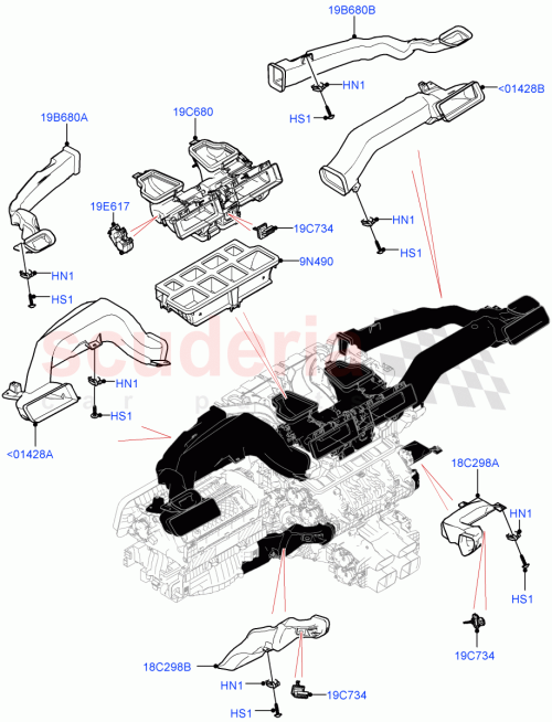 Part Diagram for Land Rover LR153863