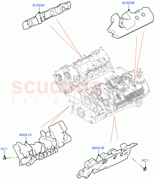 Part Diagram for Land Rover LR158326