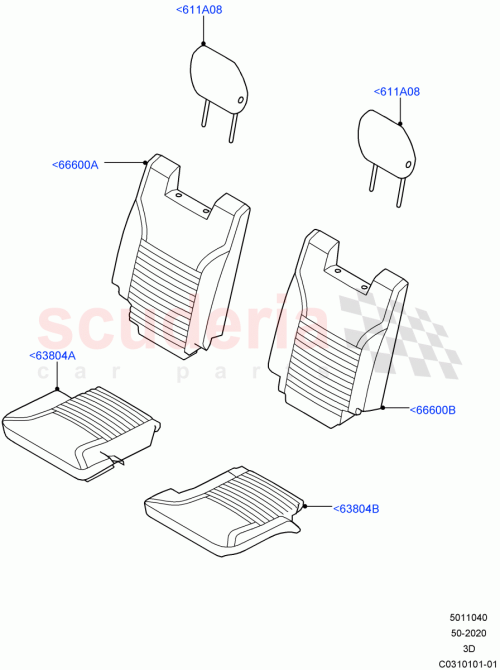 Part Diagram for Land Rover LR142961