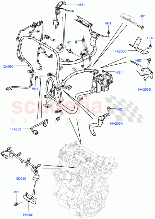 Part Diagram for Land Rover LR028045