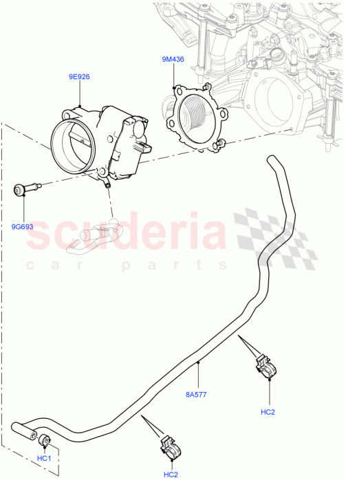 Part Diagram for Land Rover LR011578