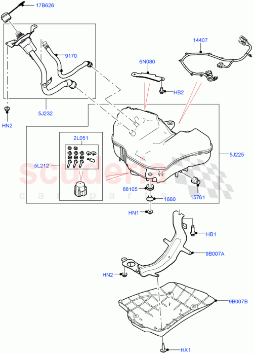 Part Diagram for Land Rover LR126501
