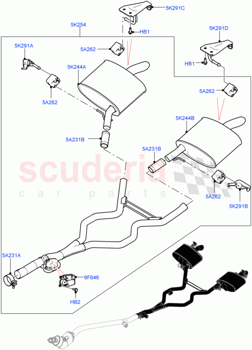 Part Diagram for Land Rover LR156812