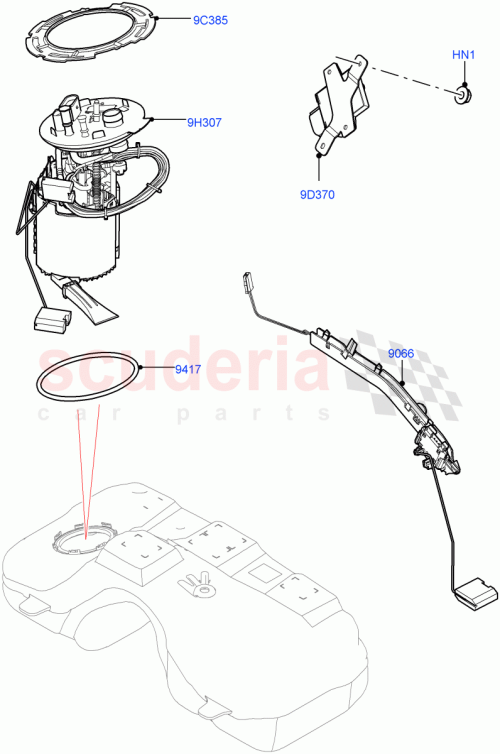 Part Diagram for Land Rover LR159989