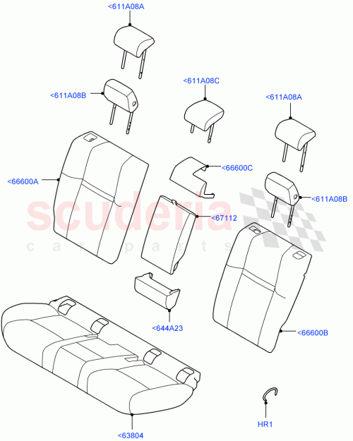 Part Diagram for Land Rover LR121230