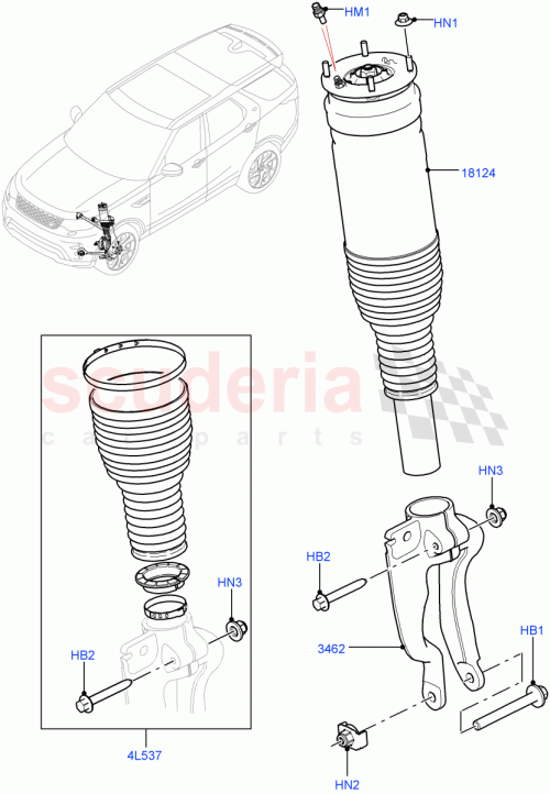 Part Diagram for Land Rover LR081564