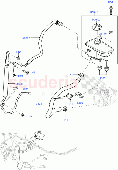 Part Diagram for Land Rover LR035470