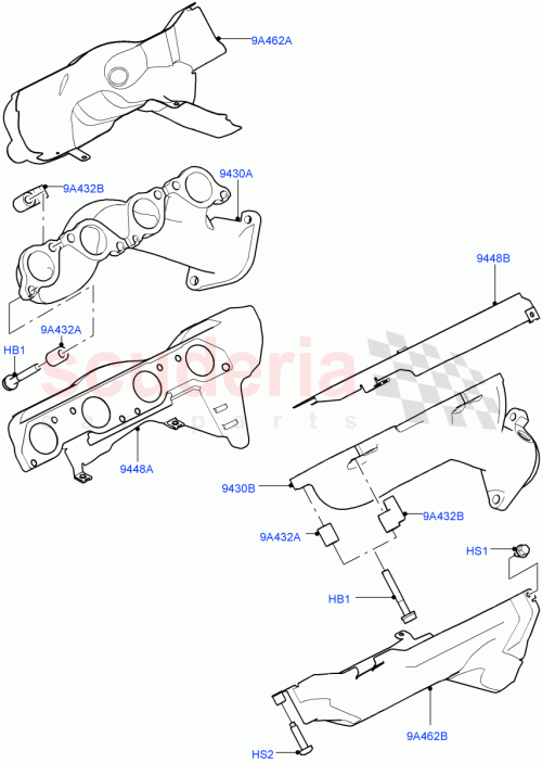 Part Diagram for Land Rover LR116109