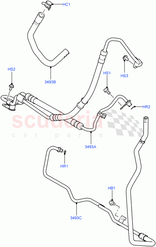 Part Diagram for Land Rover QYP500110