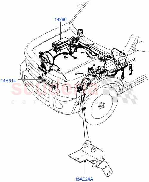 Part Diagram for Land Rover LR022155