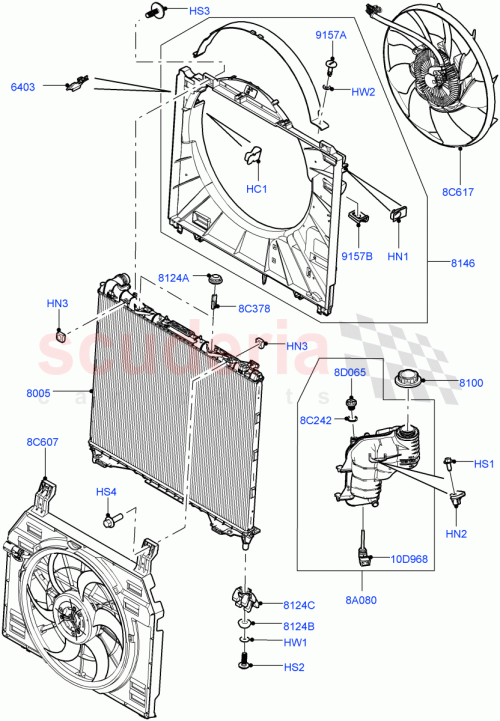 Part Diagram for Land Rover LR012645