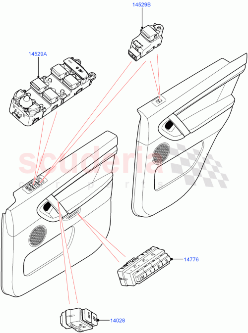 Part Diagram for Land Rover LR128004