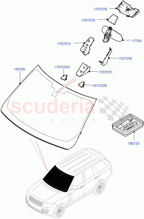 Part Diagram for Land Rover LR048989