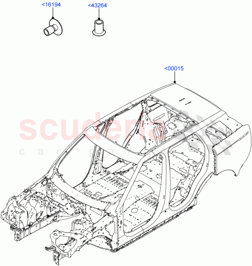 Part Diagram for Land Rover LR146798