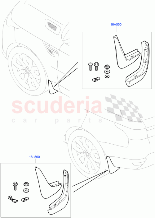 Part Diagram for Land Rover VPLWP0222