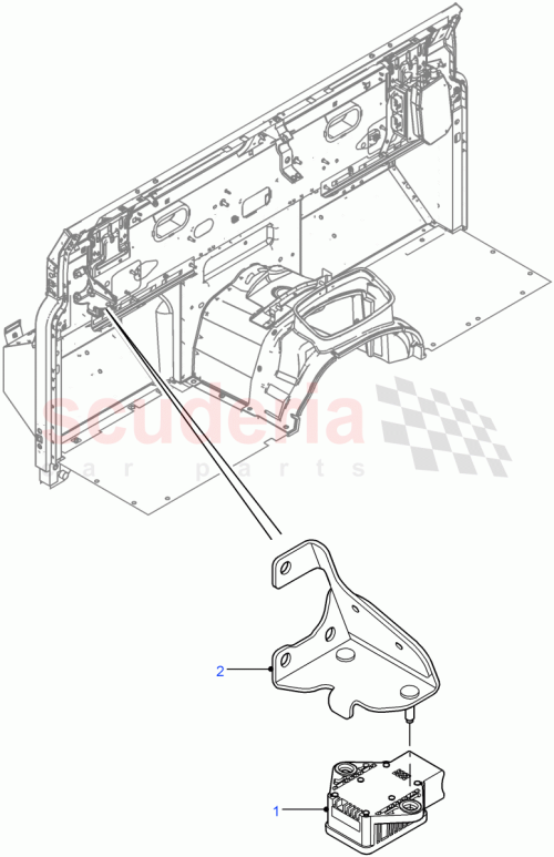 Part Diagram for Land Rover LR021953