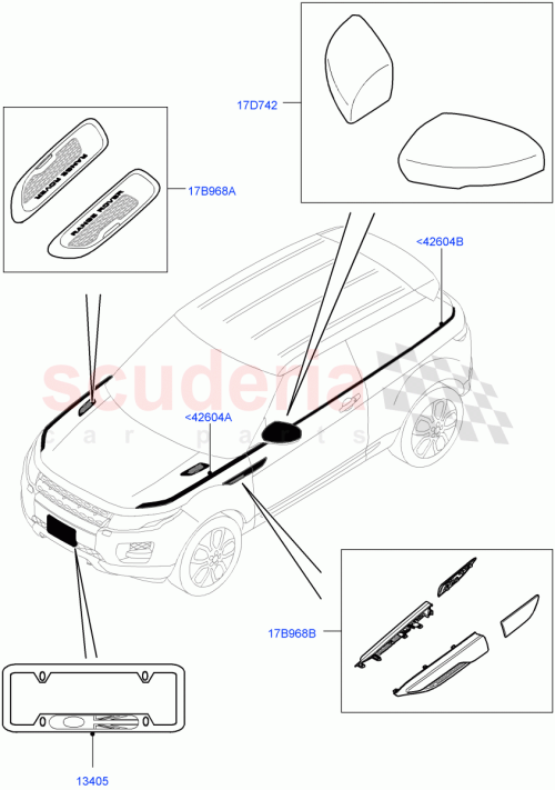 Part Diagram for Land Rover VPLVB0094NER