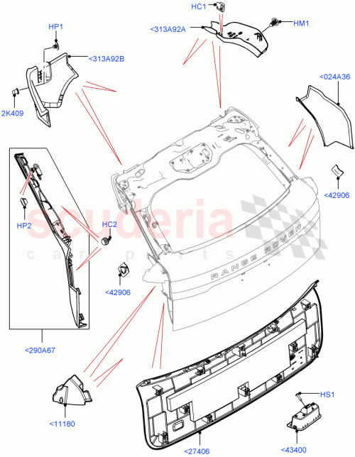 Part Diagram for Land Rover LR093413