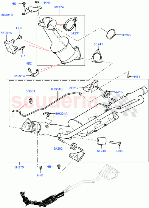 Part Diagram for Land Rover LR114104