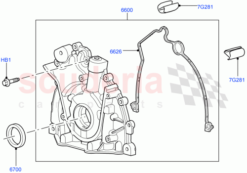 Part Diagram for Land Rover 1346539