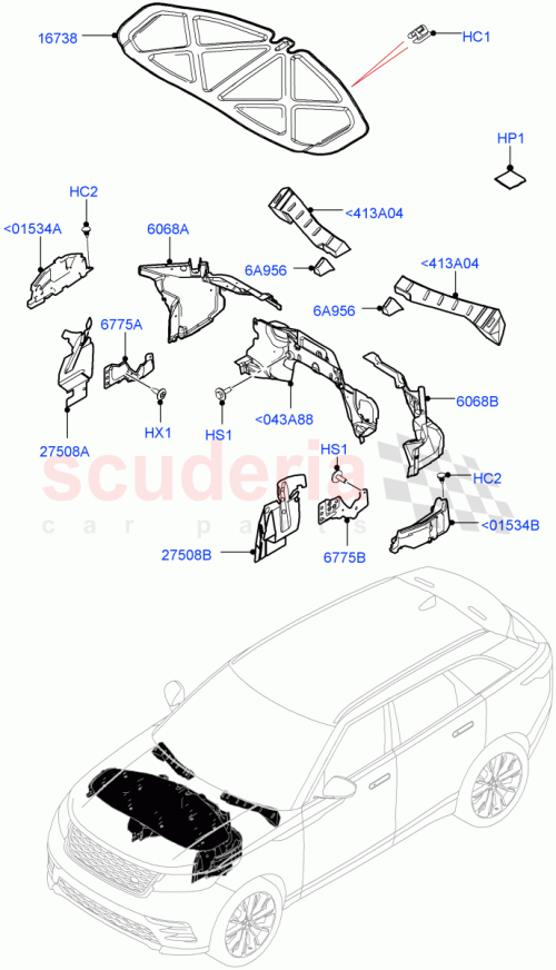 Part Diagram for Land Rover LR117075