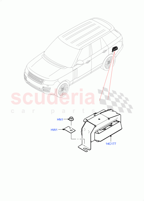 Part Diagram for Land Rover LR105074