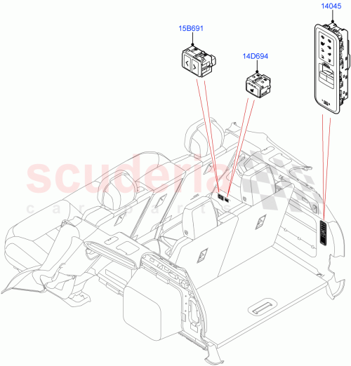 Part Diagram for Land Rover LR081325