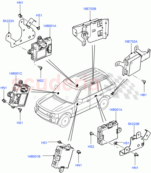 Part Diagram for Land Rover LR027399