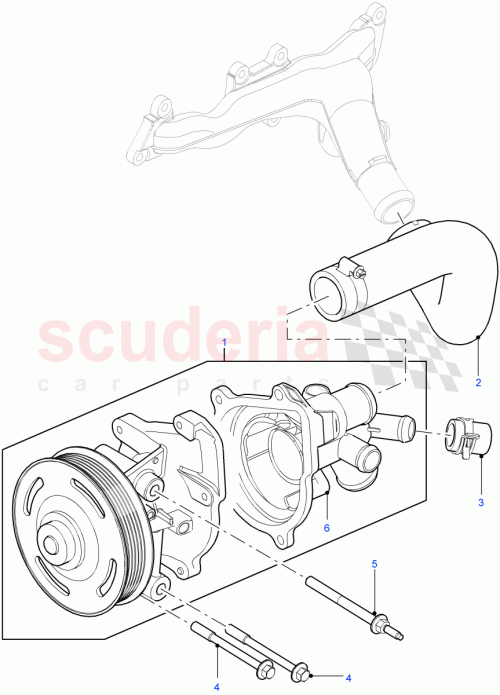 Part Diagram for Land Rover LR044455