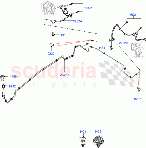 Part Diagram for Land Rover LR129156