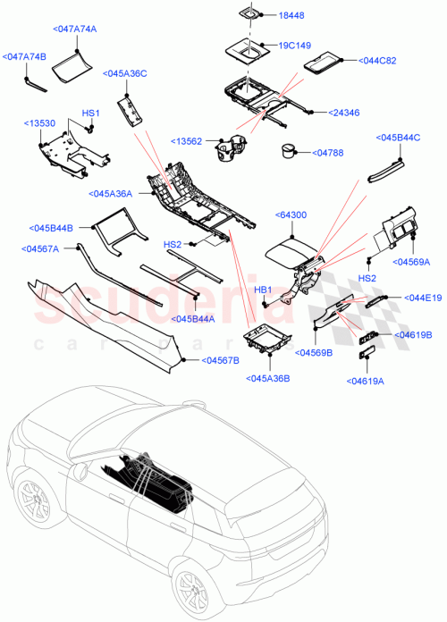Part Diagram for Land Rover LR149145