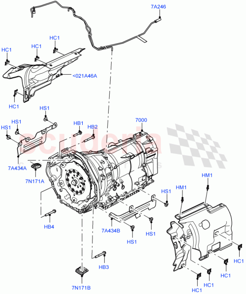 Part Diagram for Land Rover LR152227