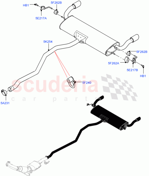 Part Diagram for Land Rover LR093636