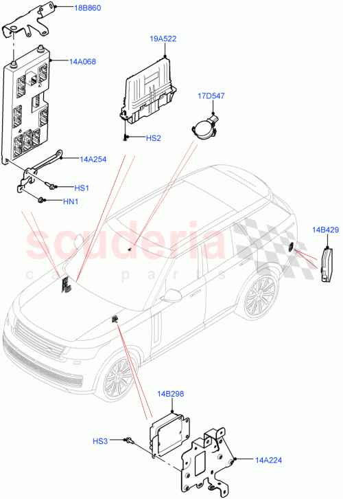 Part Diagram for Land Rover LR153841