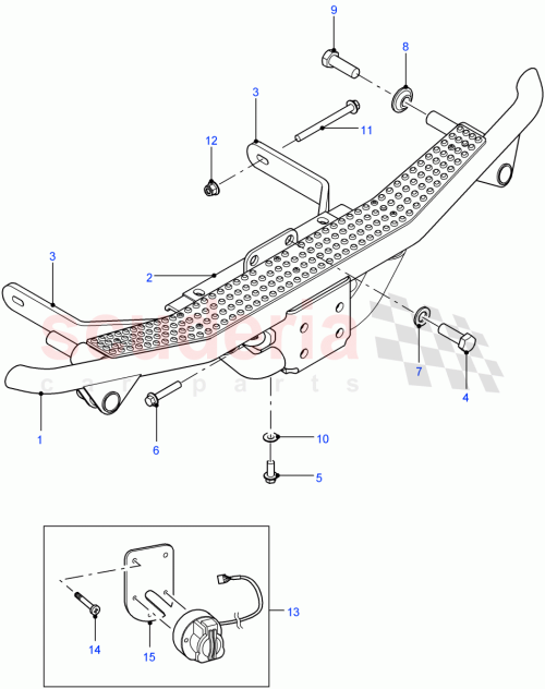 Part Diagram for Land Rover VPLDV0095