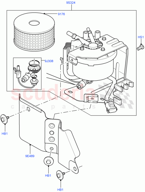 Part Diagram for Land Rover WKU500090